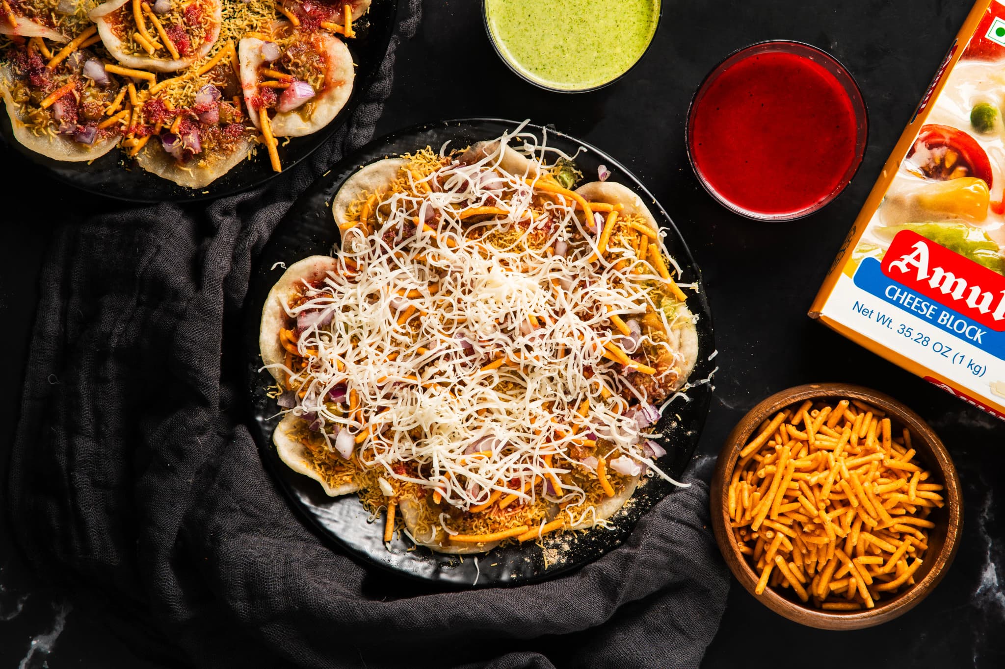 Surti aloo puri - cheese